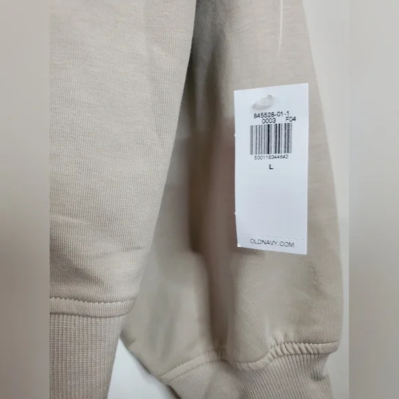 Womens NWT Old Navy Dynamic Fleece Full Zip Sweatshirt Size Large - Picture 3 of 11